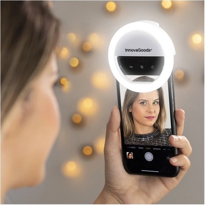 InnovaGoods V0103207 Nabíjecí kruhové selfie světlo Instahoop – Zboží Živě