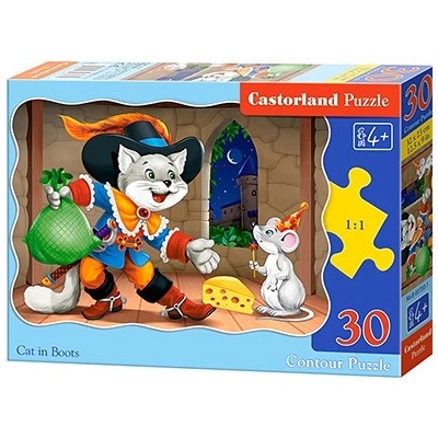 Castorland Пъзел Castorland от 30 части - Котаракът в чизми (В-03730-1)