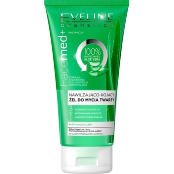 Eveline Cosmetics FaceMed+ hydratační čisticí gel s aloe vera 150 ml