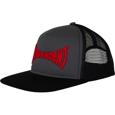 INDEPENDENT SPAN MESH TRUCKER Structured Char/Black