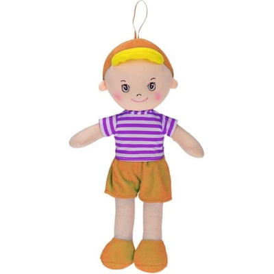 Mikrotrading Panáček Piotrus' hadrový 32 cm na baterie polsky mluvící