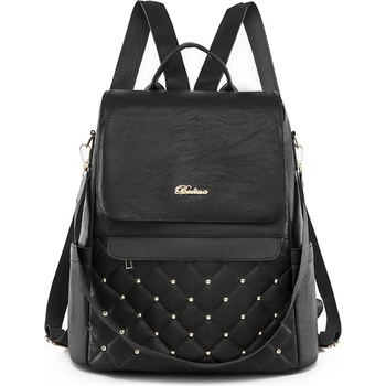 DELIS Дамска раница, Elanor GT2636, против кражба, черна (GT2636)