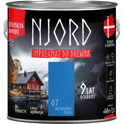 Impregnace NJORD na dřevo 2,5 l bez oblaků