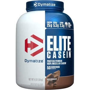 Dymatize Elite Casein - бавен казеинов протеин - Ванилия / 1, 818 кг