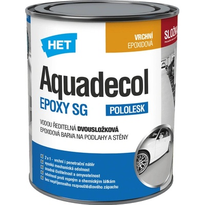 Het Aquadecol Epoxy SG - bílý 0,9 kg (750 g Složky 1 + 150 g Složky 2)