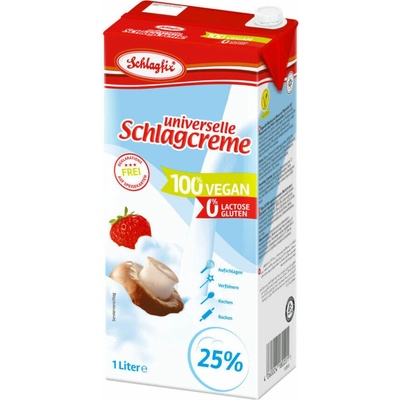 Schlagfix Rastlinná smotana na šľahanie 25% 1 l