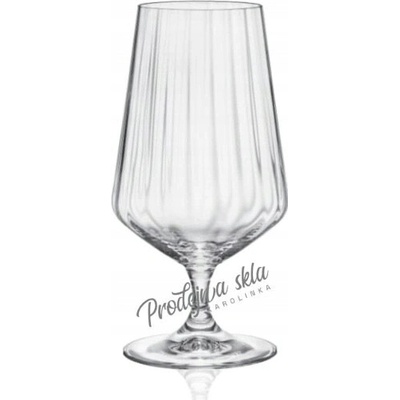 Bohemia Crystal Skleničky na pivo Sandra bezbarvé 6 x 380 ml