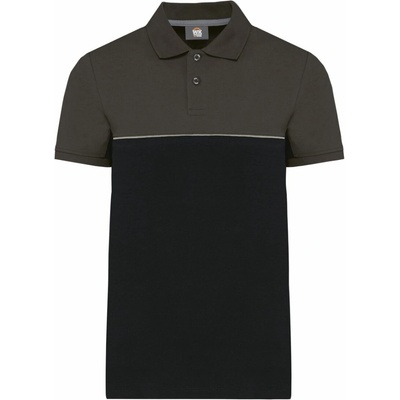 WK Designed To Work WK 210 Unisex polokošile s krátkým rukávem černá ebony gray