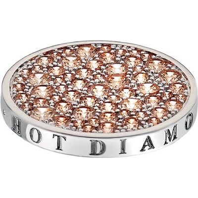 Hot Diamonds Přívěsek Emozioni Scintilla Champagne Loyalty Coin EC170