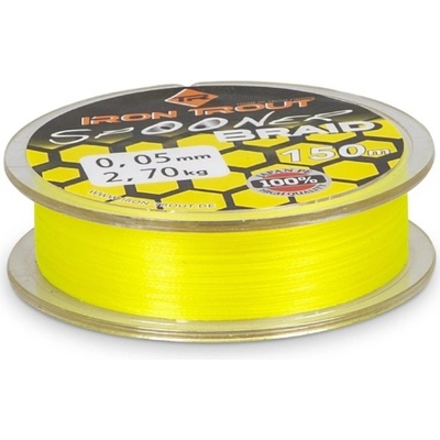 Saenger Iron Tout šnúra Spooner Braid 150m 0,04mm žlutá
