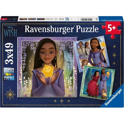 RAVENSBURGER Přání 3x49 dílků