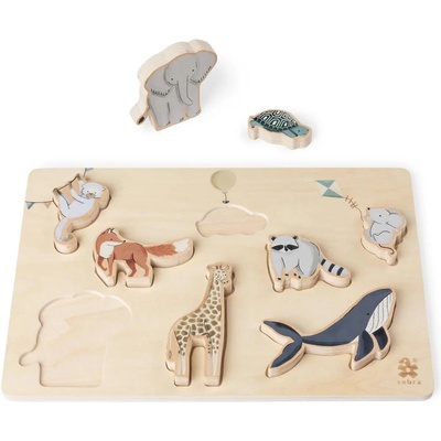 Sebra Дървен пъзел Sebra - World of Sebra (301530034)