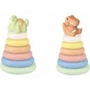 ZIRO Měkké navlékací kroužky dino