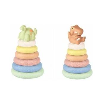 ZIRO Měkké navlékací kroužky dino