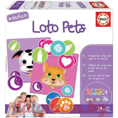Educa Забавна игра EDUCA Loto Pets 18125 (EDU18125)