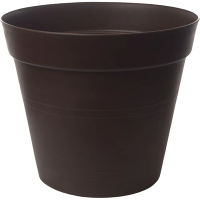 Kinekus Kvetináč klasický plastový, 26cm, hnedý, K42