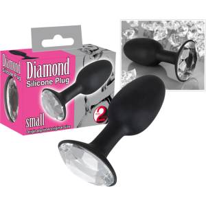You2Toys - Diamond - силиконов анален плъг (малък) - lovesexshop
