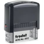TRODAT Печат, TRODAT "Ideal 4912", черен корпус с черна подложка 4912-P2 (4912-P2)