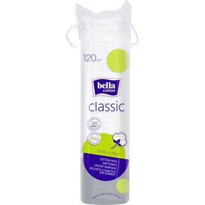 Bella Cotton Classic odličovacie tampóny 120 kusov