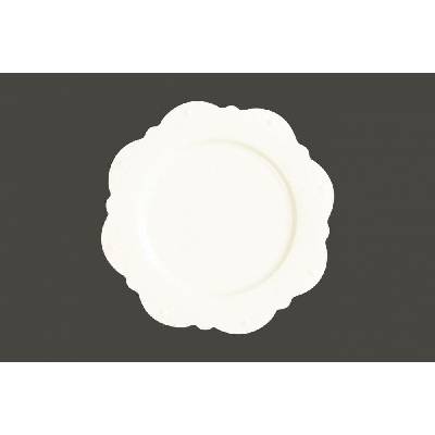 RAK Porcelain White Gold talíř kulatý Scallop 33 cm Princess RAK-GDSP33