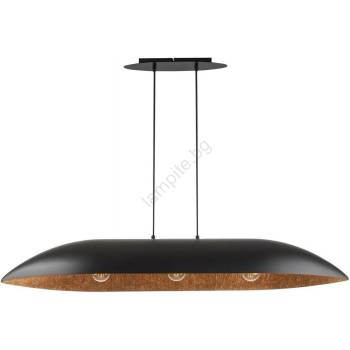 Image 1 of Sigma Пендел GONDOLA 3xE27/60W/230V черен/меден (SI0309)