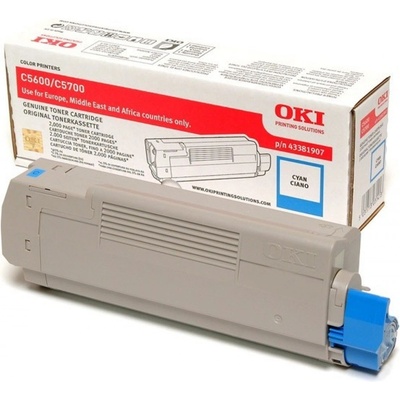 OKI КАСЕТА ЗА OKI C5600/C5700 - Cyan - PN 43381907 (43381907)