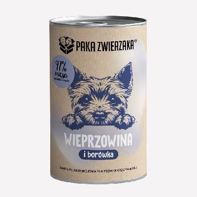 Paka Zwierzaka Vepřové s borůvkami 400 g