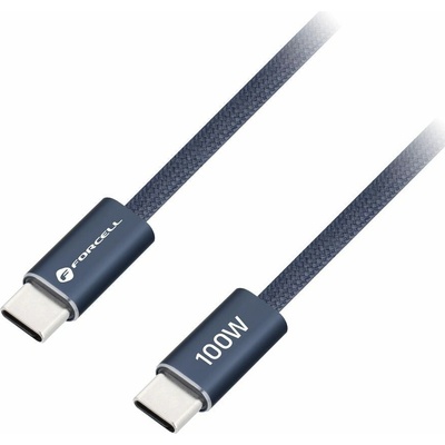Forcell ACYH23 USB-C / USB-C 100W PD QC4.0 AVS 1,2m modrý