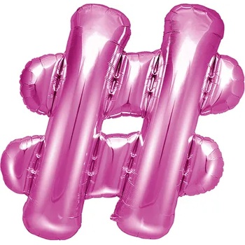 Image 1 of PartyDeco Балон от фолио Mini - Символ # 35 см розов