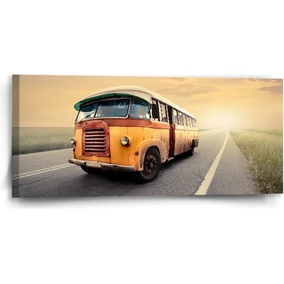 Sablio Obraz Autobus veterán - 110x50 cm