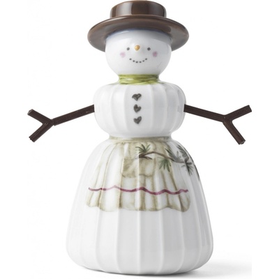 KÄHLER Vánoční dekorace Hammershøi Christmas Snowwife 11 cm, bílá barva, porcelán