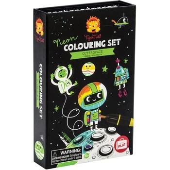 Tiger Tribe Neon Colouring Sets/Outer Space