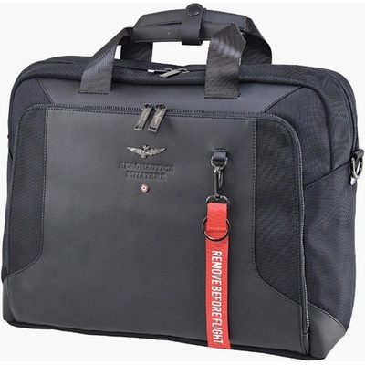 Taška na notebook Aeronautica Militare Bolt AM-493-01 15 L čierna