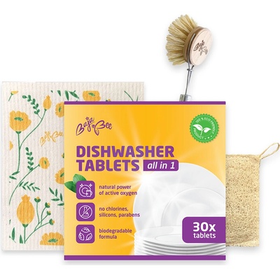 BajaBee Kitchen Eco Set | ECO tablety do umývačky riadu + Domáci pomocníci