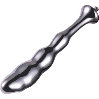 HISMITH HSA182-S Curved Steel G-Spot Prostate Massager KlicLok 19.5cm