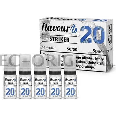 Flavourit STRIKER booster PG50/VG50 20mg 5x10ml – Sleviste.cz