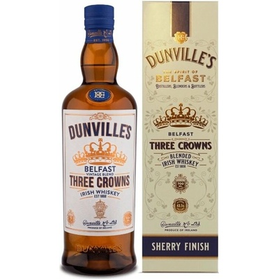 Dunvilles Three Crowns Sherry 43,5% 0,7 l (kartón)
