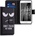 kwmobile Флип калъф с дизайн don't touch my phone за Samsung Galaxy A3 - бял
