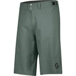 SCOTT Мъжки шорти за колоездене Scott Shorts Trail Flow with Pad Cycling bottoms - Tranquil Green - размер XS (055-1827-2311)