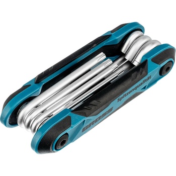 GROSS Комплект ключове имбусни Tamper-Torx, TT10-TT40, CrV, сгъваеми, 7 бр. //Gross