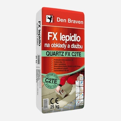 DEN BRAVEN Quartz Extra C2T Lepidlo na obklady a dlažbu, 25 kg, šedé