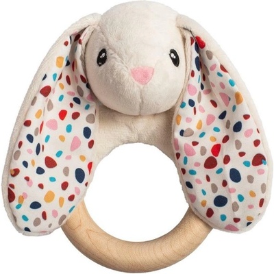 Whisbear Eko dřevěné králík bílá