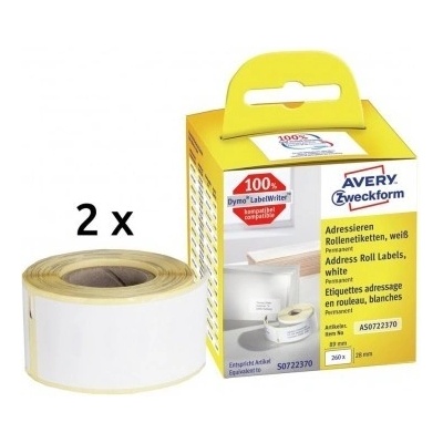 Avery Zweckform AS0722370 Termoetikety na roli 28x89mm 260 ks
