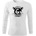 DRAGOWA FIT-T Тениска с дълъг ръкав Muscle Army Original, бяла, 160 г/м2 (5662)