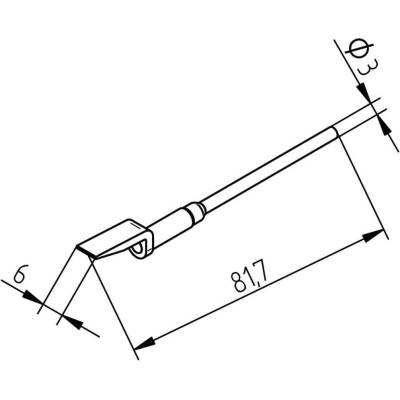 Ersa 0452EDLF060/SB odspájkovací hrot Veľkosť hrotov 6 mm Dĺžka hrotov 6 mm Obsah 2 ks