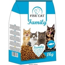 FINE CAT Family granule pro kočky s RYBOU 1 kg