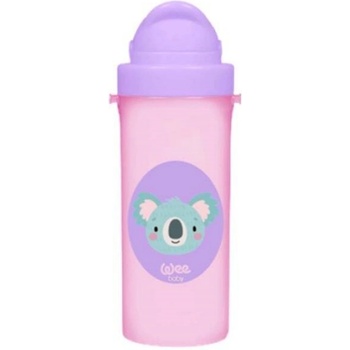Wee Baby Чаша със сламка Wee Baby - Friends, 300 ml, коала, розова (395)