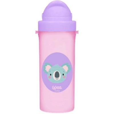 Wee Baby Чаша със сламка Wee Baby - Friends, 300 ml, коала, розова (395)