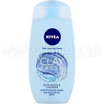 Nivea Clay sprchový gél s ílom agave a levandulou 250 ml