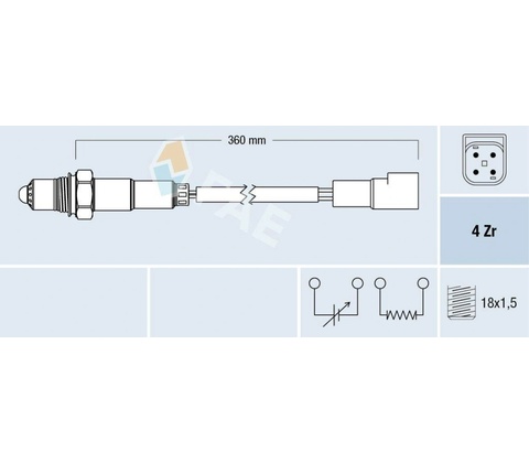 Lambda sonda FAE 77168